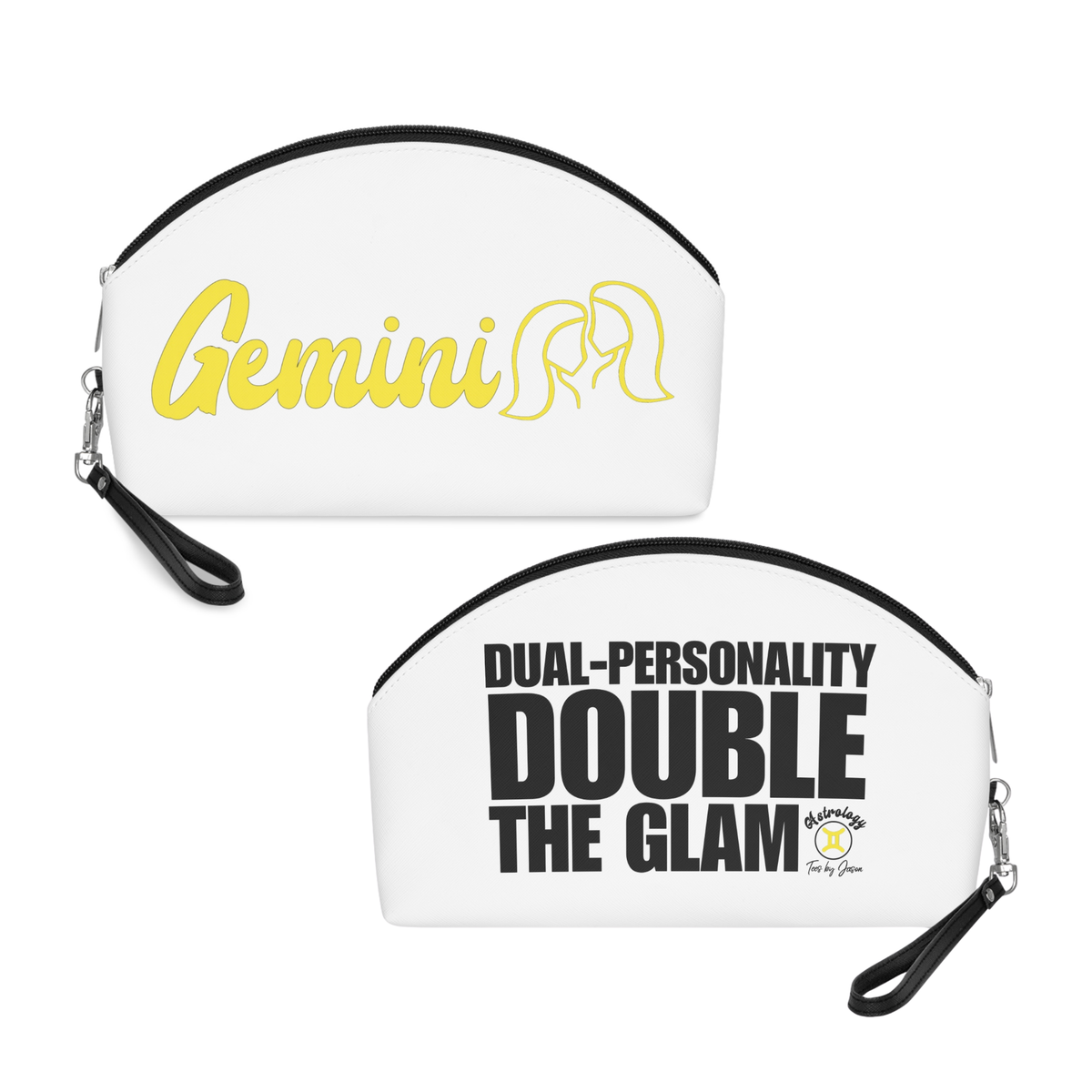 Gemini Zodiac Makeup Bag "Double the Glam"