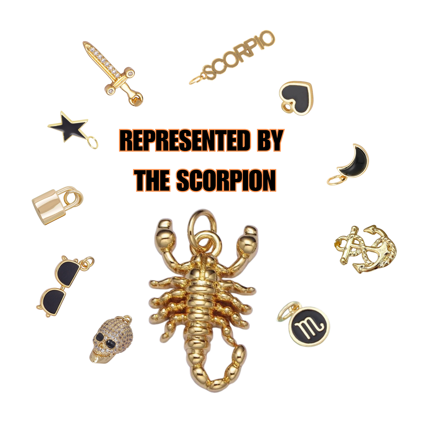 Scorpio Zodiac Charm Bracelet