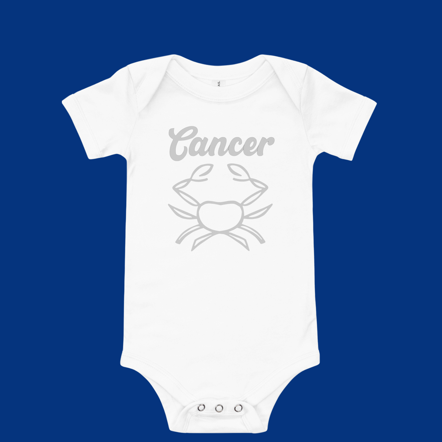 Cancer Crab Baby Bodysuit