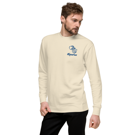 Aquarius Embroidered Sweatshirt