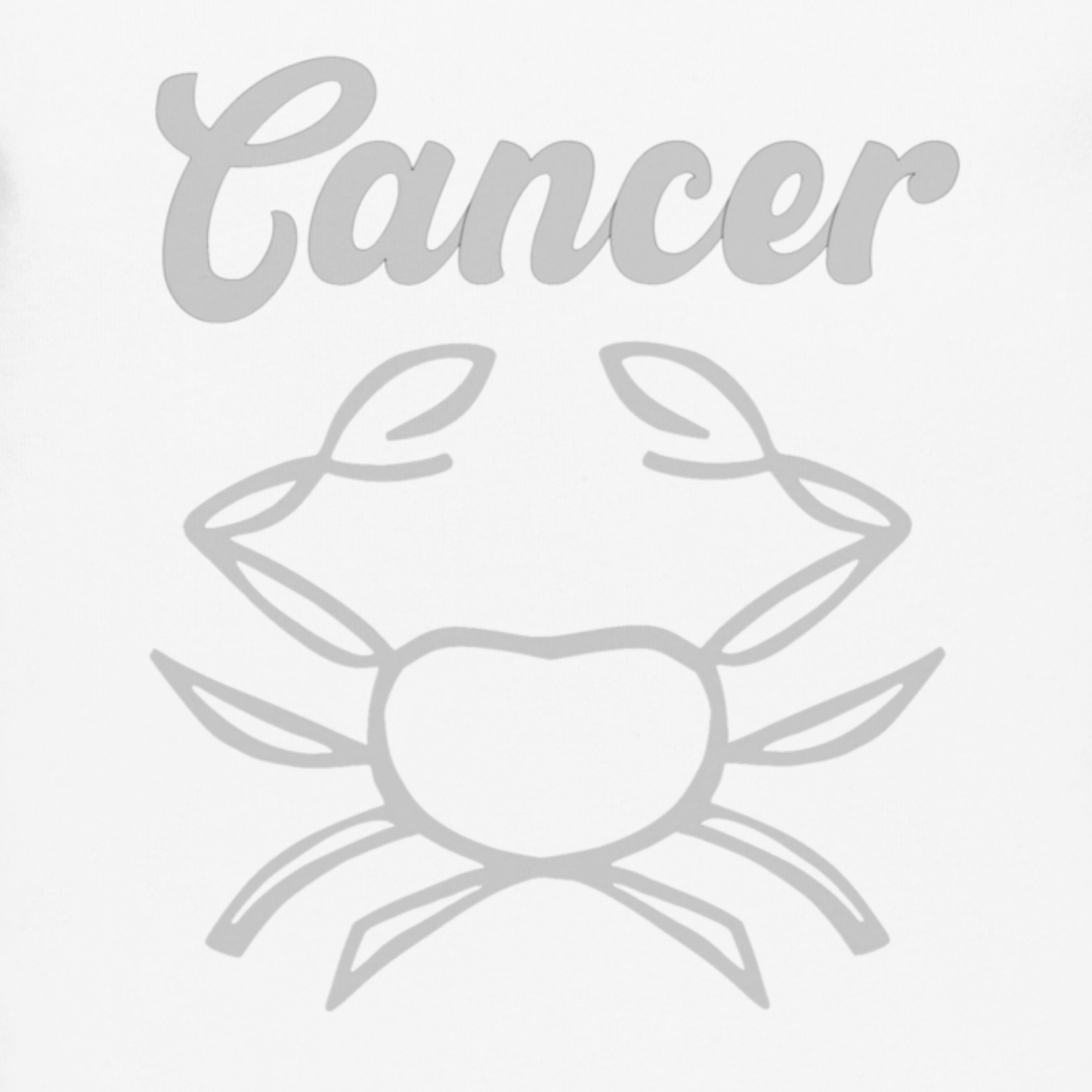 Cancer Crab Baby Bodysuit