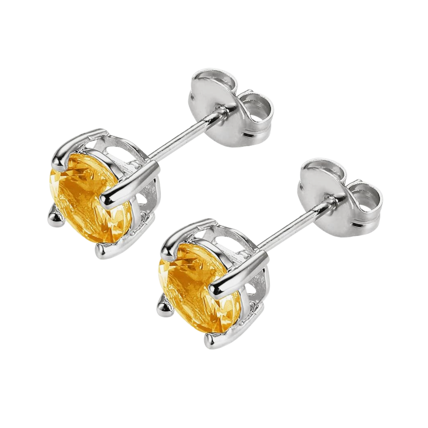 November Birthstone Stud Earrings