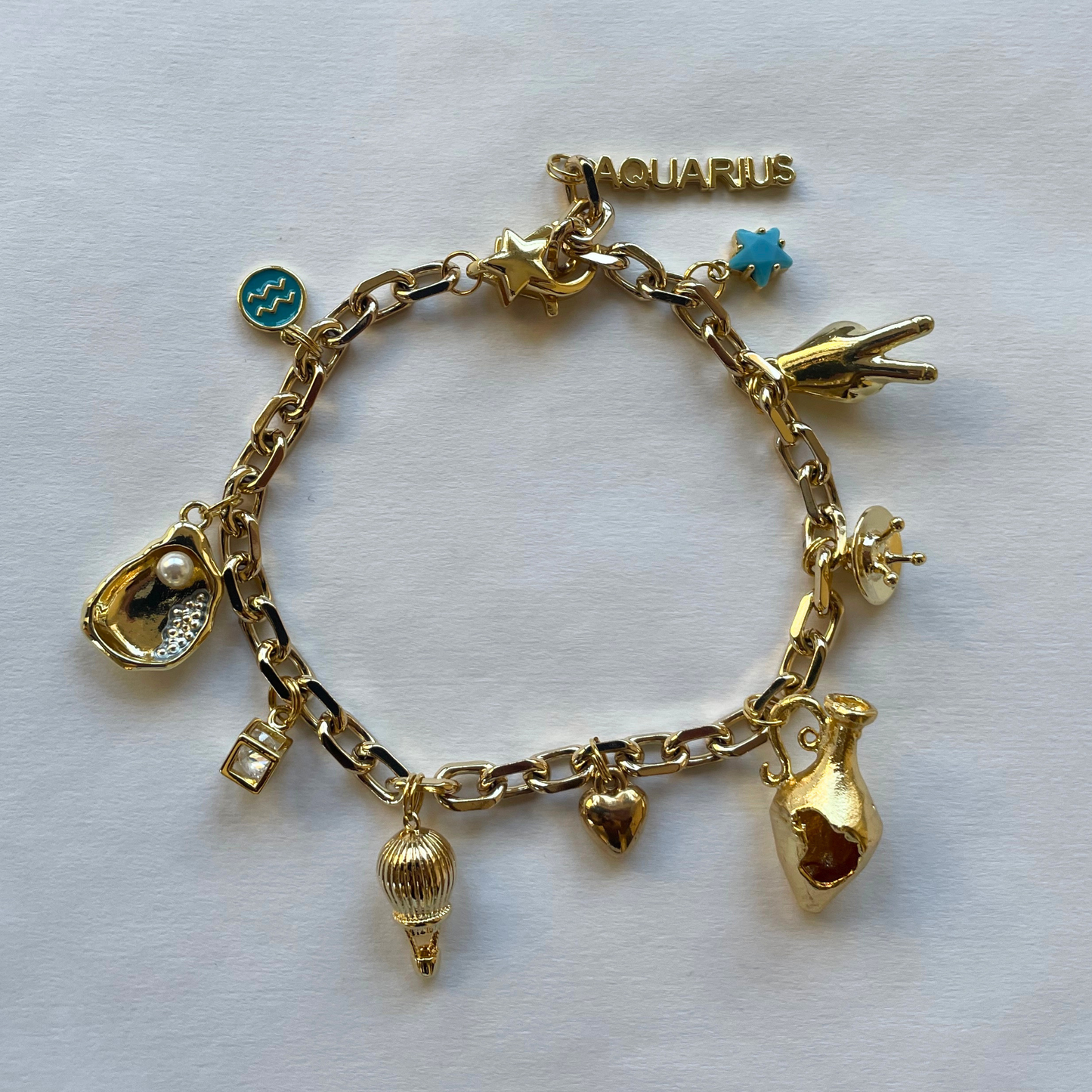 Aquarius Charm Bracelet