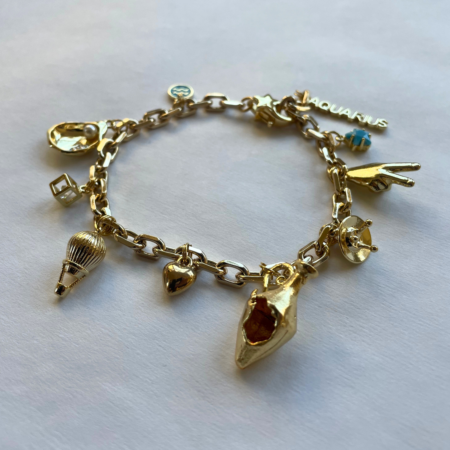 Aquarius Charm Bracelet