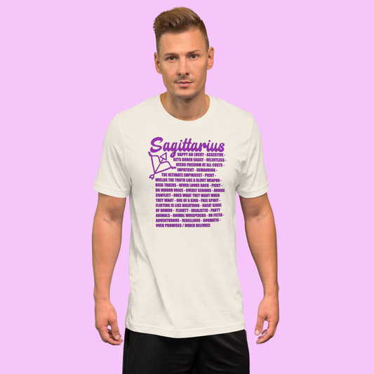 Sagittarius Zodiac Facts Tee