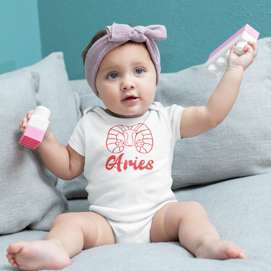 Aries Ram Baby Bodysuit