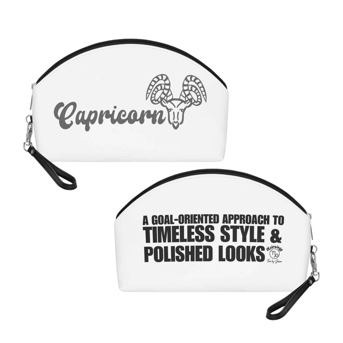 Capricorn Zodiac Makeup Bag "Timeless & Polished"