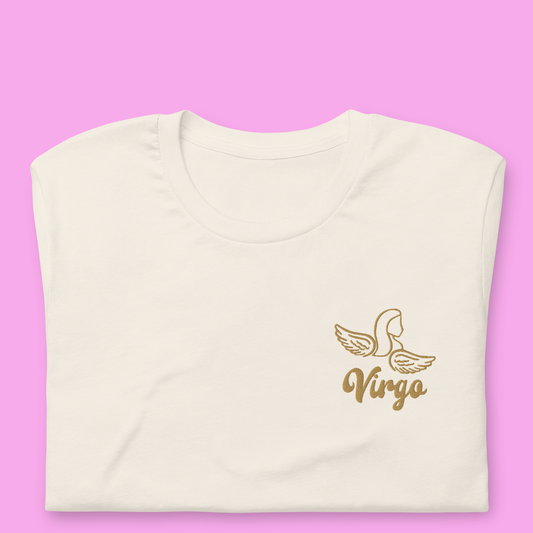 Virgo Embroidered Astrology Tee