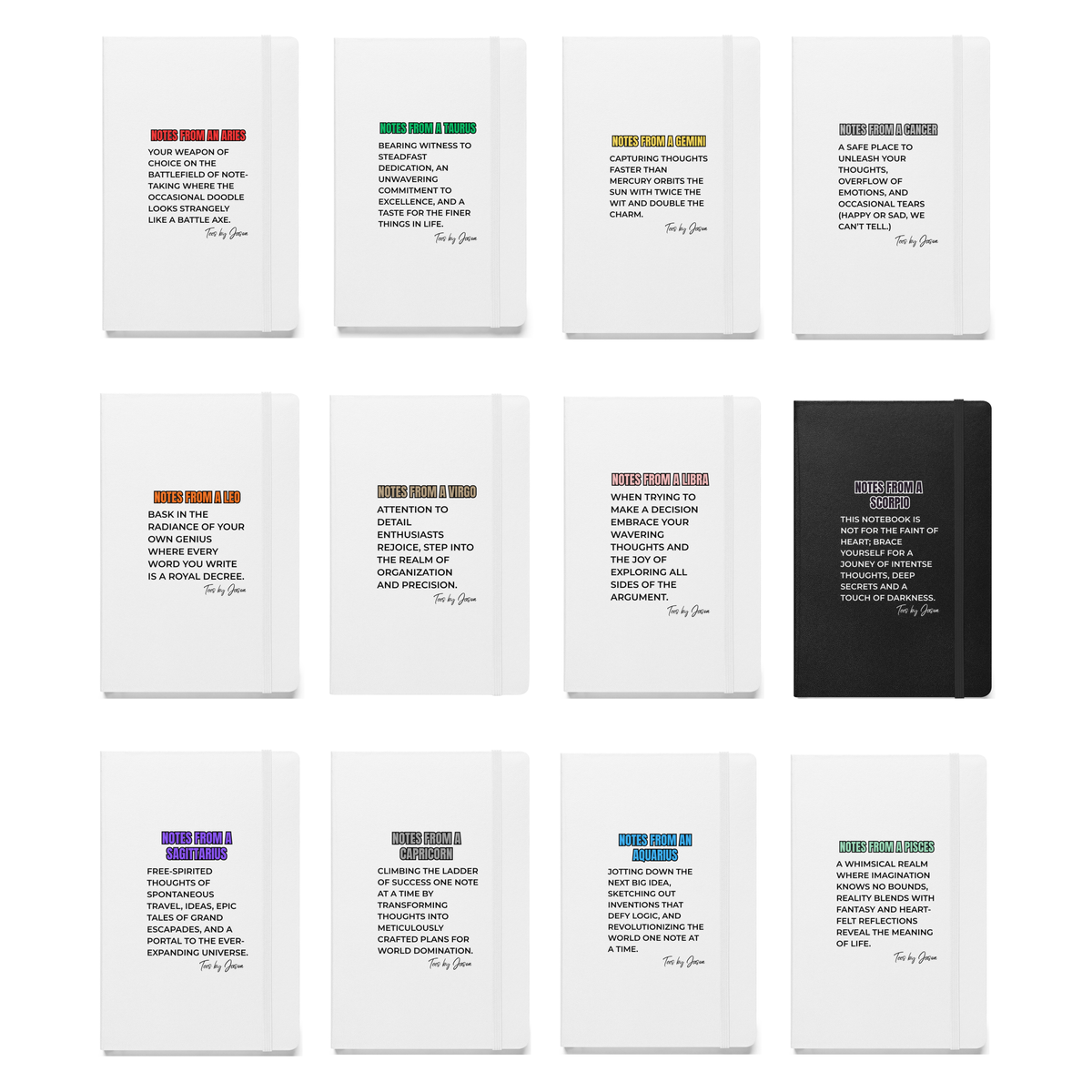 Zodiac Facts Notebooks