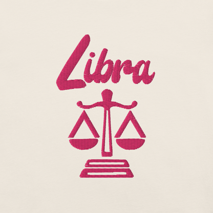 Libra Embroidered Astrology Tee