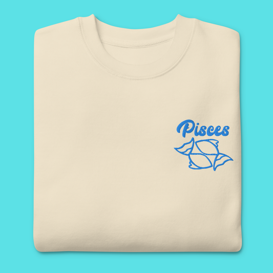 Pisces Embroidered Sweatshirt