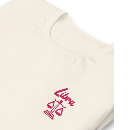 Libra Embroidered Astrology Tee