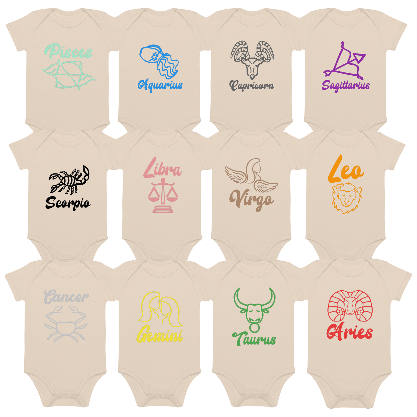 Libra Baby Onesie Astrology Baby Bodysuit