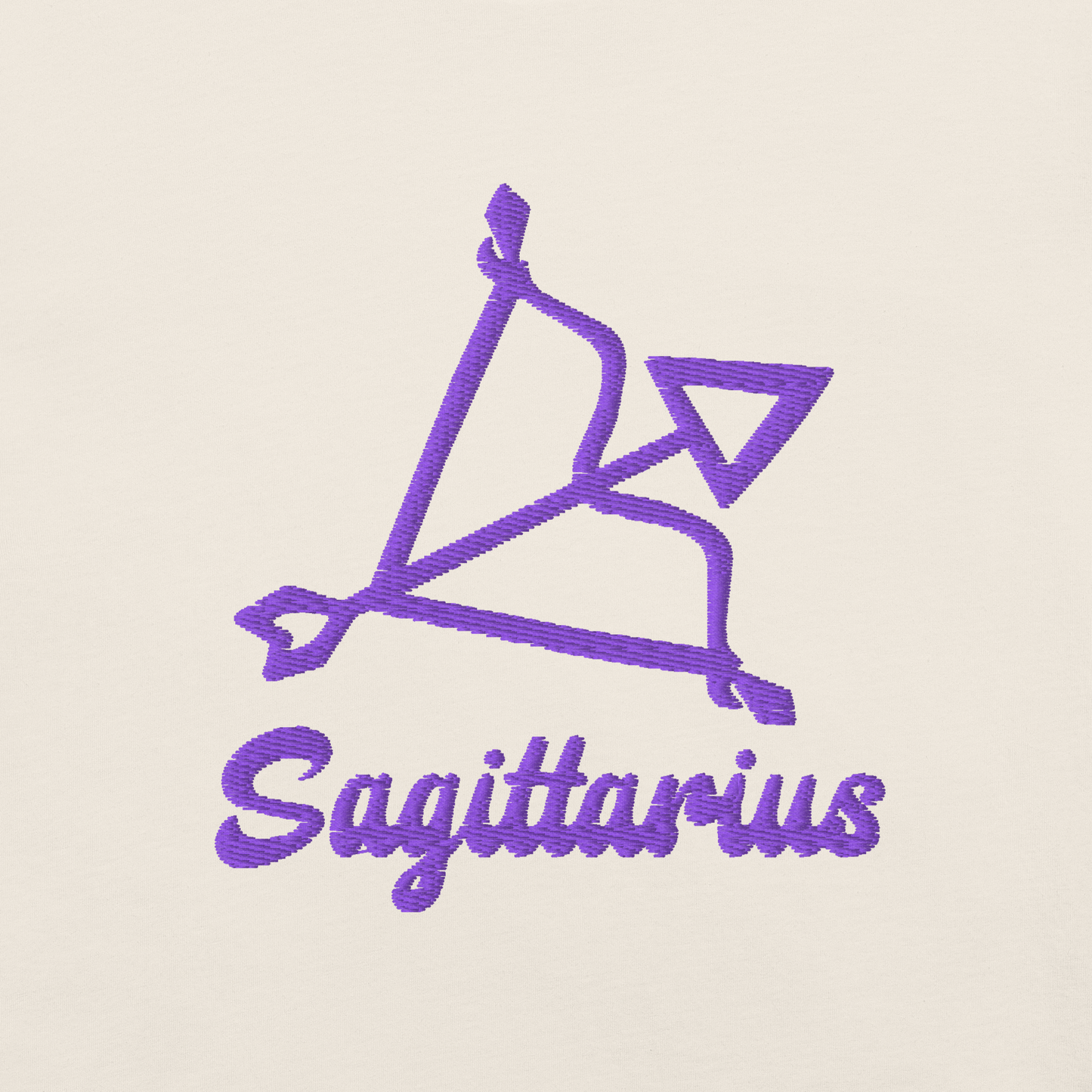 Sagittarius Embroidered Astrology Tee