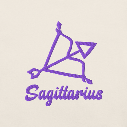 Sagittarius Embroidered Astrology Tee