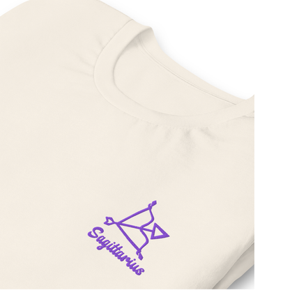 Sagittarius Embroidered Astrology Tee