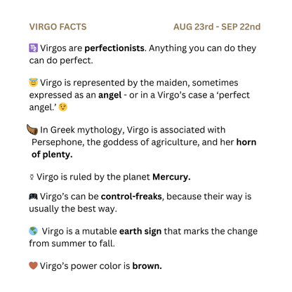 Virgo Zodiac Charm Bracelet