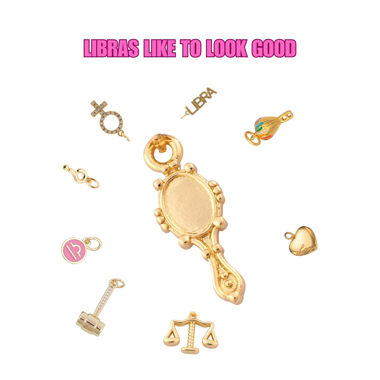 Libra Zodiac Charm Bracelet