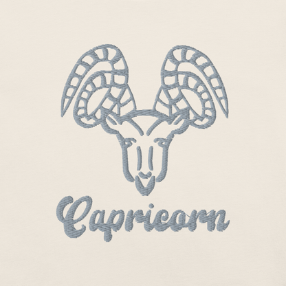 Capricorn Embroidered Astrology Tee