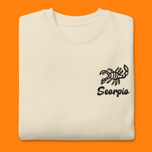 Scorpio Embroidered Sweatshirt