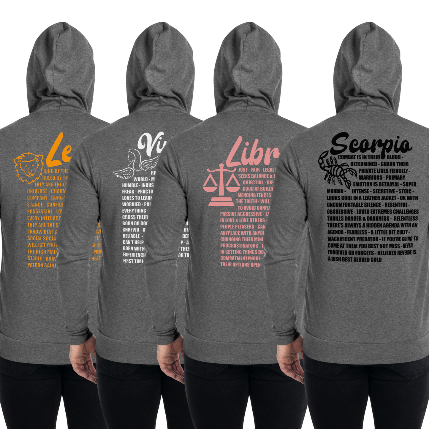 Scorpio Facts Zip up Hoodie