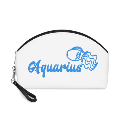 Aquarius Zodiac Makeup Bag — One-of-a-Kind Cosmetic Pouch