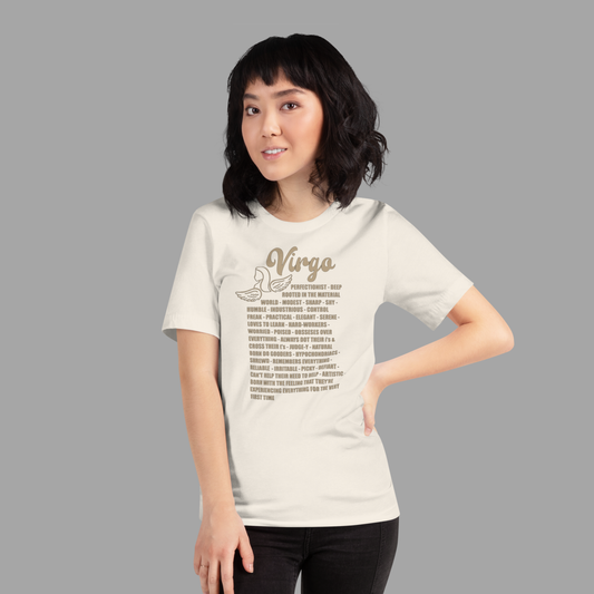 Virgo Zodiac Facts Tee