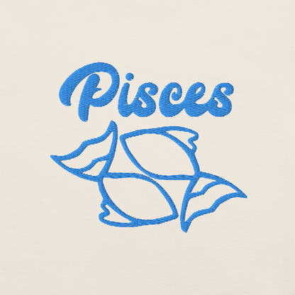 Pisces Embroidered Astrology Tee
