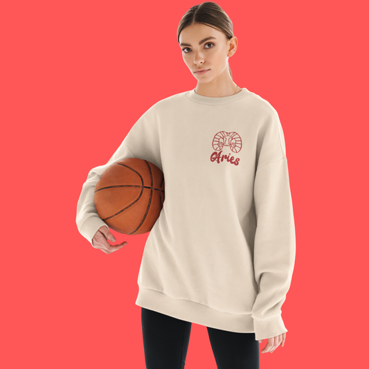 Aries Embroidered Sweatshirt