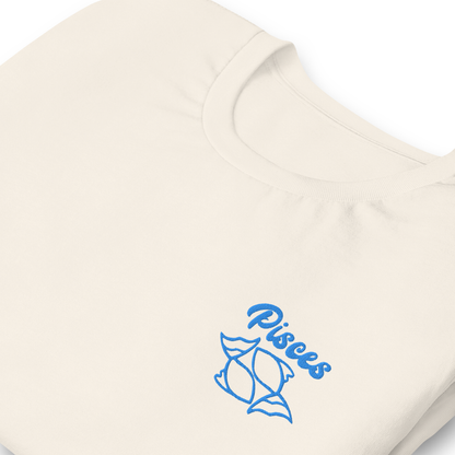 Pisces Embroidered Astrology Tee