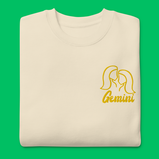Gemini Embroidered Sweatshirt