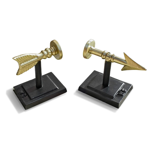 Gold Arrow Bookends