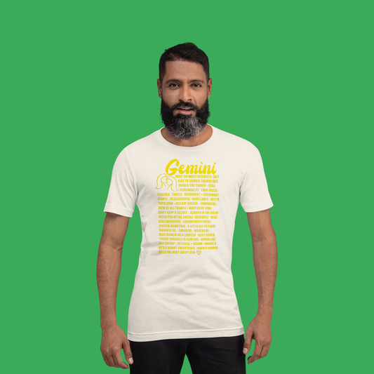 Gemini Zodiac Facts Tee