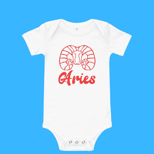 Aries Ram Baby Bodysuit
