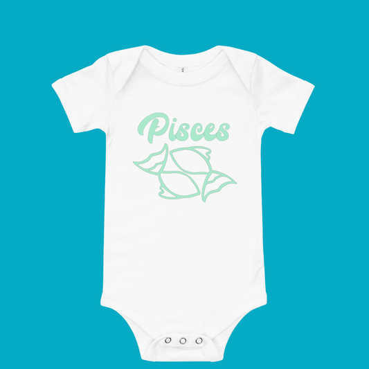 Pisces Fish Baby Bodysuit