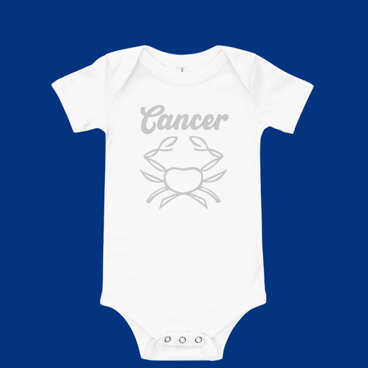 Cancer Crab Baby Bodysuit