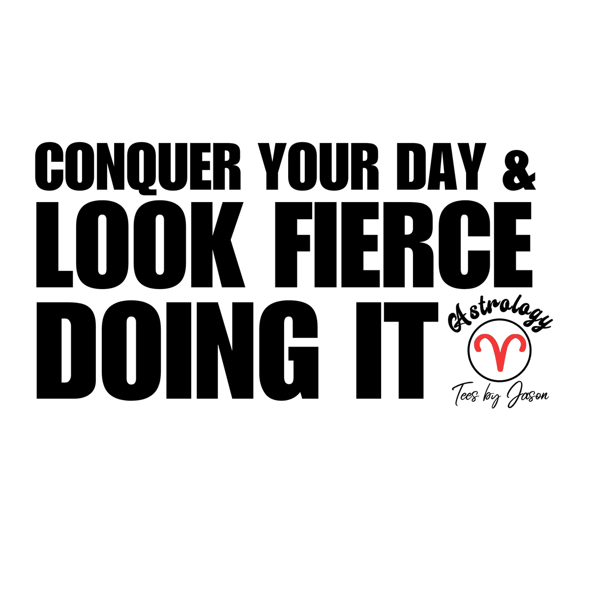 Aries Makeup Bag - "Look Fierce"
