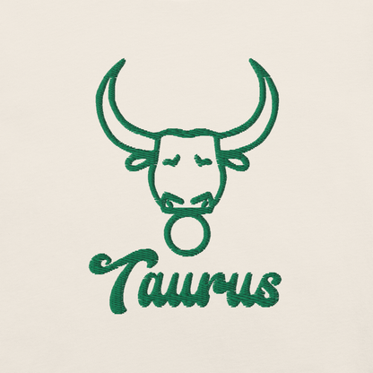 Taurus Embroidered Astrology Tee
