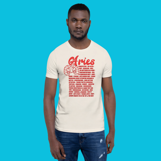 Aries Zodiac Facts Tee