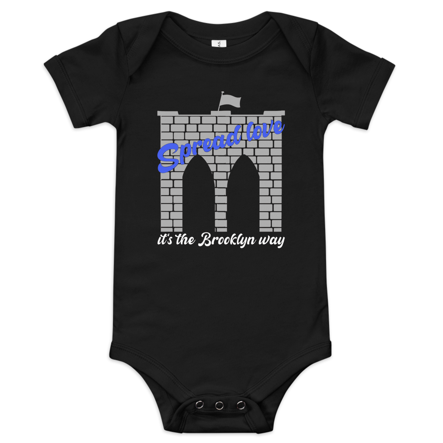 Spread Love Brooklyn Bridge Baby Bodysuit