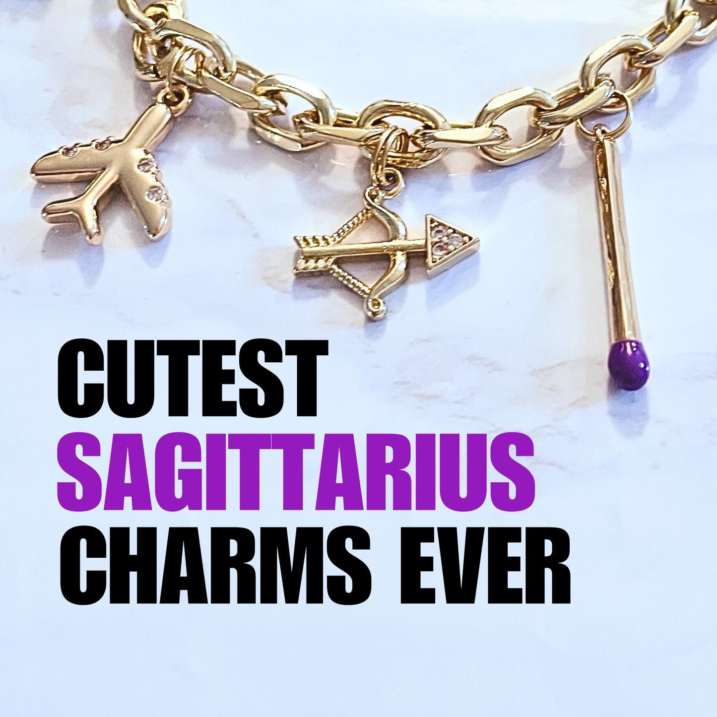 Sagittarius Zodiac Charm Bracelet