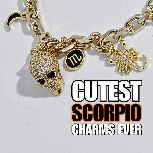 Scorpio Zodiac Charm Bracelet