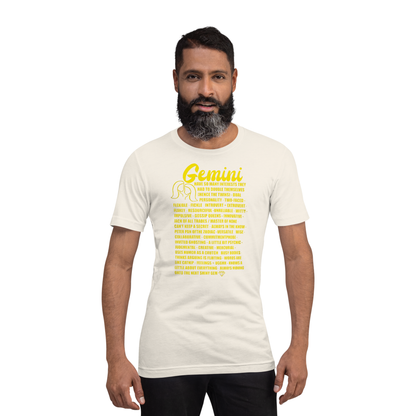 Gemini Zodiac Facts Tee