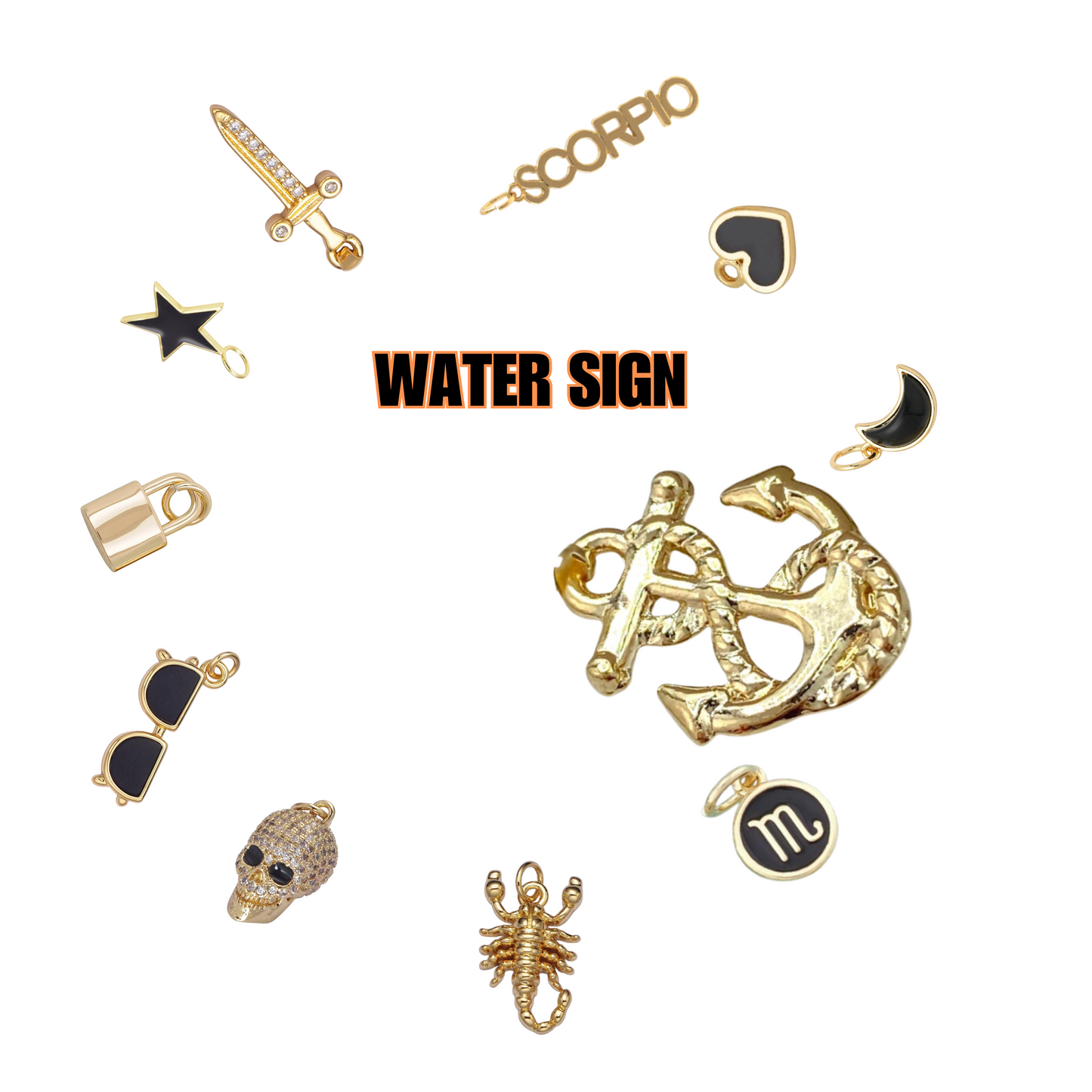 Scorpio Zodiac Charm Bracelet