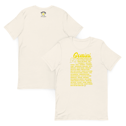 Gemini Zodiac Facts Tee