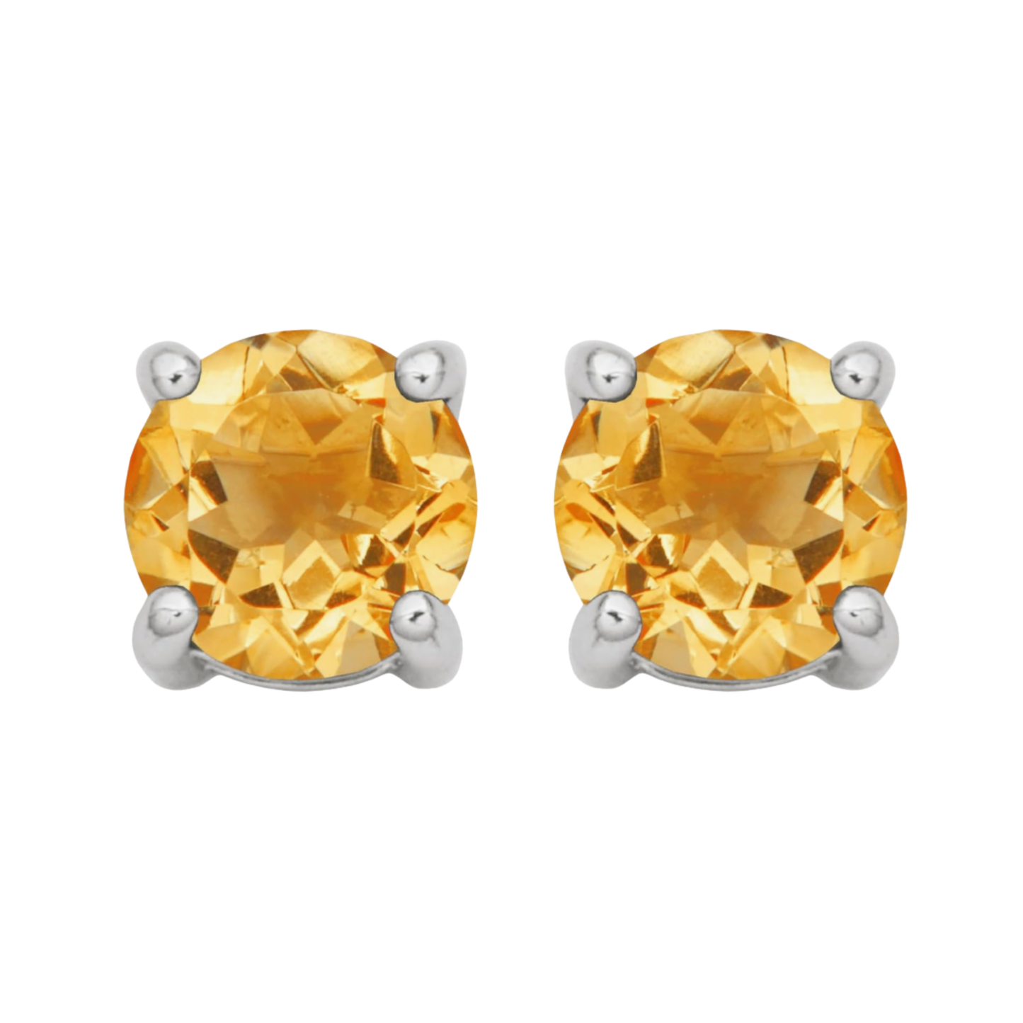 November Birthstone Stud Earrings