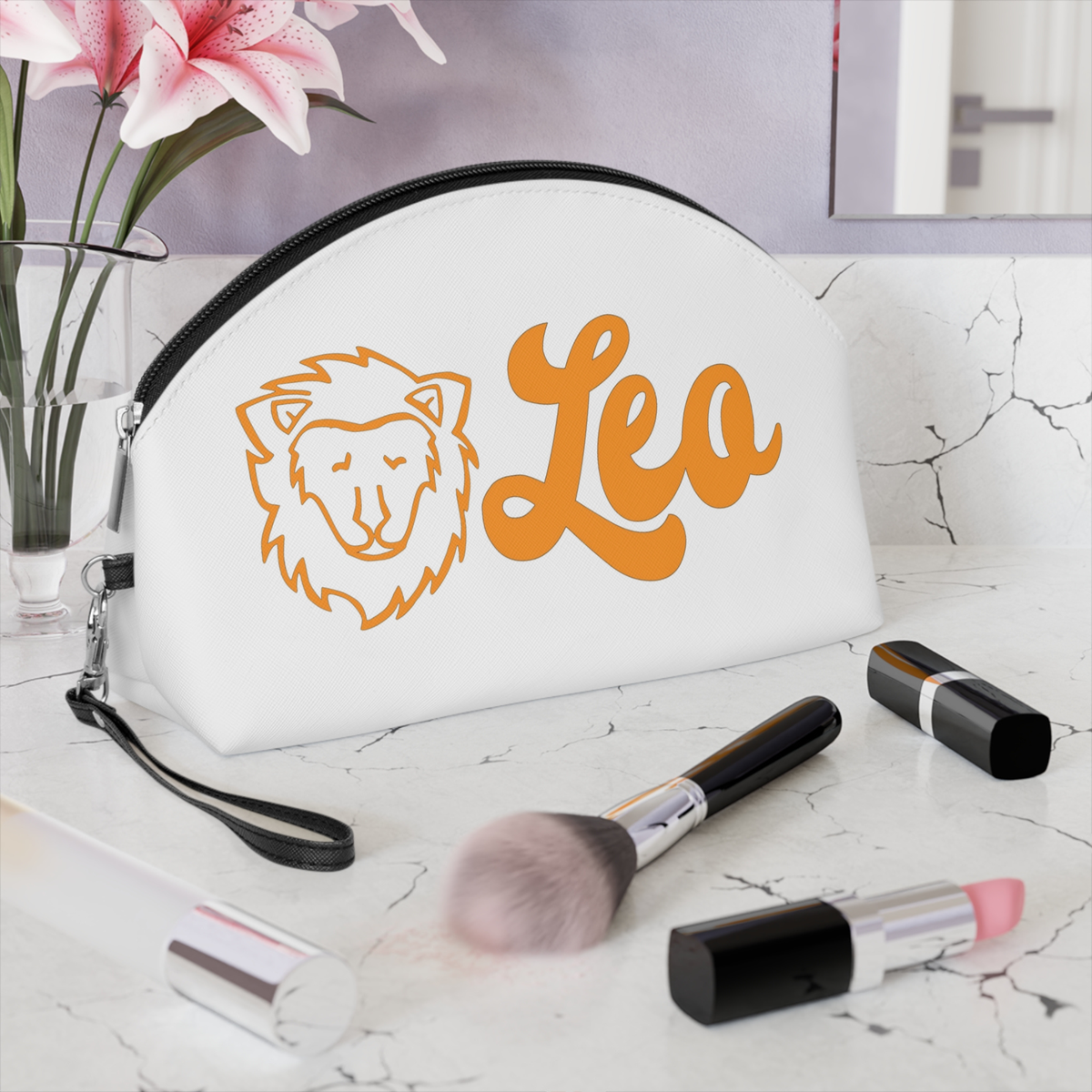 Leo Zodiac Makeup Bag "Ready for the Spotlight"