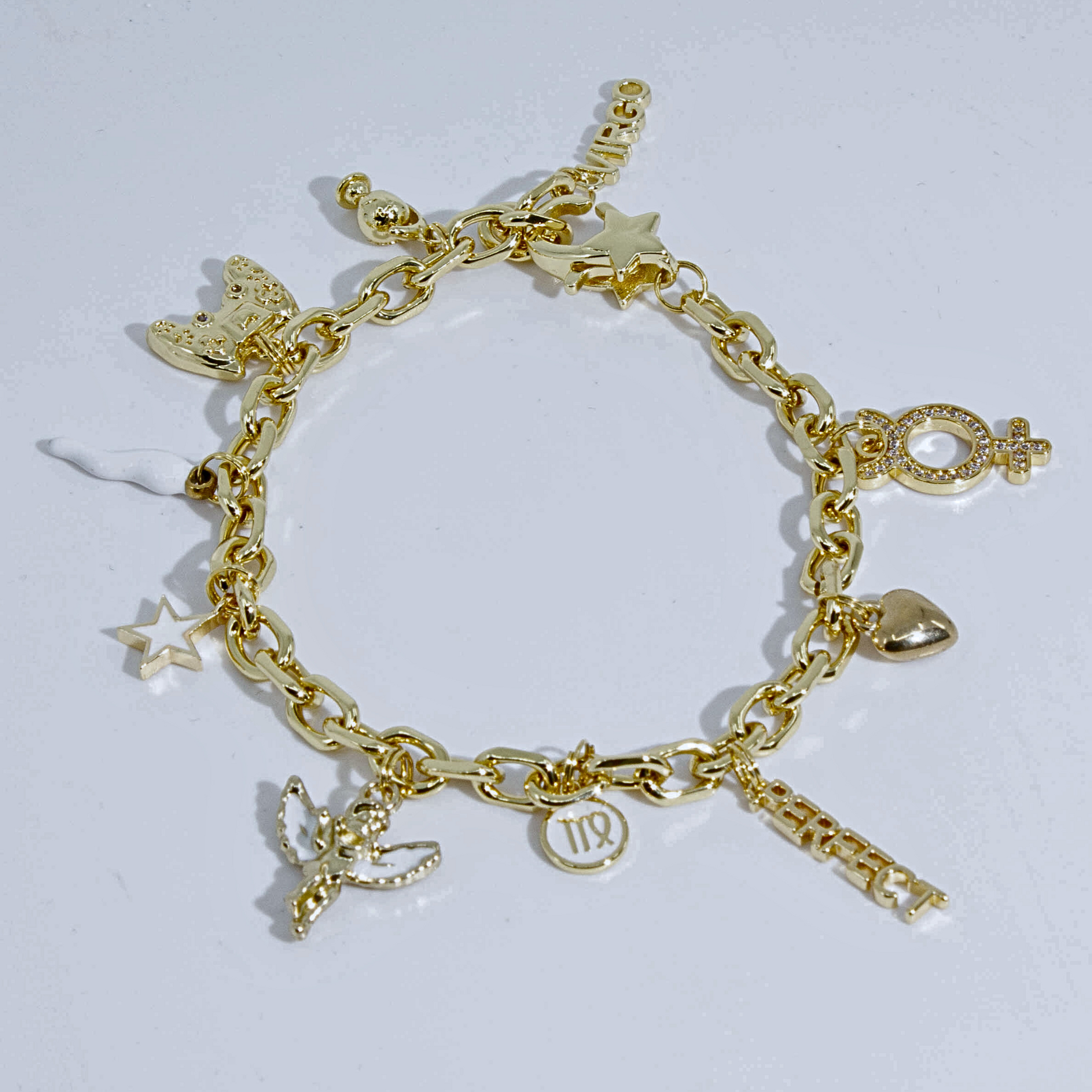 Virgo charm bracelet
