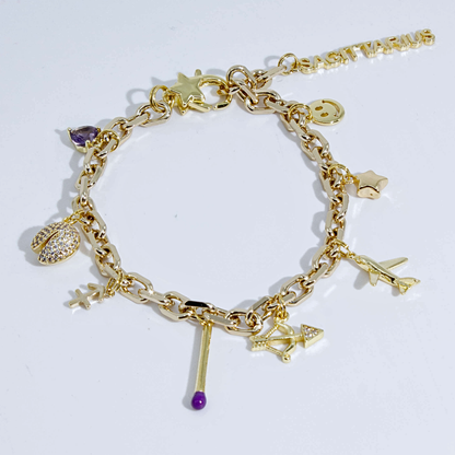 Sagittarius Zodiac Charm Bracelet