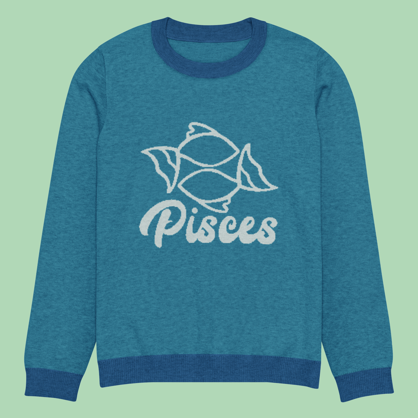Pisces Twin FIsh Sweater